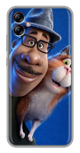 Чехол с печатью "Джо и кот" для Samsung Galaxy A04e (A042)
