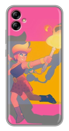 Силиконовый чехол с изображением "Эмбер бравл старс" для Samsung Galaxy A04e (A042)