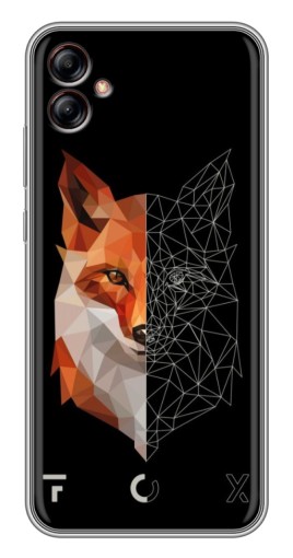 Силиконовый чехол с изображением "Fox" для Samsung Galaxy A04e (A042)