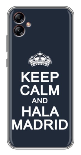 Силиконовый чехол с изображением "Hala Madrid" для Samsung Galaxy A04e (A042)