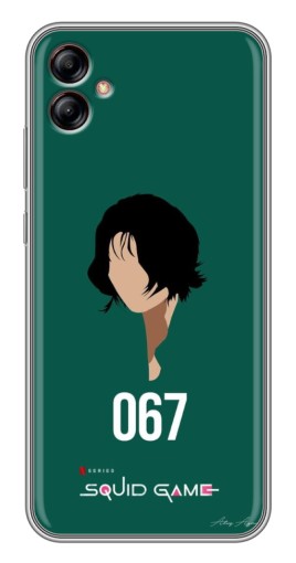 Силиконовый чехол с изображением "Игрок 067" для Samsung Galaxy A04e (A042)