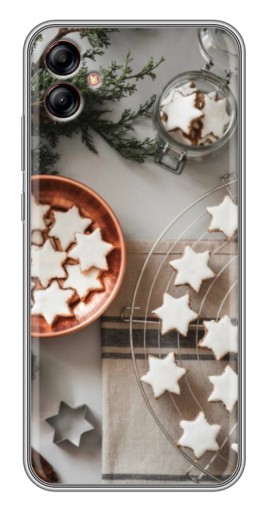 Чехол с печатью "Имбирные звездочки" для Samsung Galaxy A04e (A042)