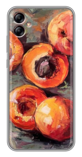 Чехол с принтом "Картина персики" для Samsung Galaxy A04e (A042)