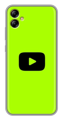 Чехол с принтом "Кнопка Ютуба" для Samsung Galaxy A04e (A042)