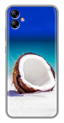 Чехол с картинкой "Кокос на пляже" для Samsung Galaxy A04e (A042)