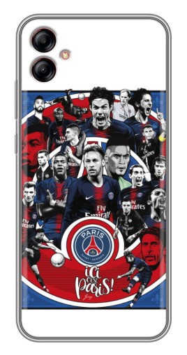 Чехол с принтом "Команда PSG" для Samsung Galaxy A04e (A042)