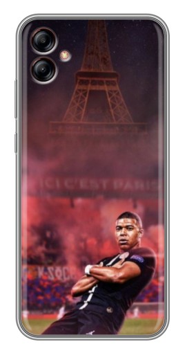 Силиконовый чехол с изображением "Король ПСЖ Мбаппе" для Samsung Galaxy A04e (A042)