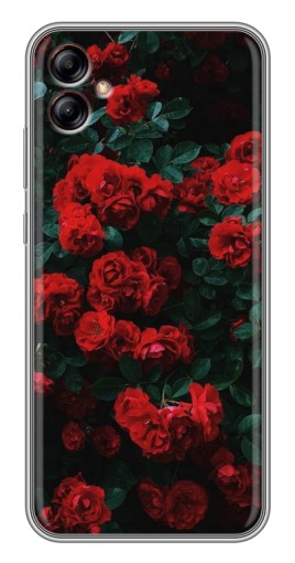 Чехол с картинкой "Красные розы" для Samsung Galaxy A04e (A042)