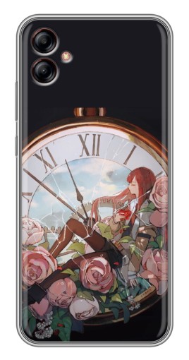 Чехол с принтом "Курису  в часах" для Samsung Galaxy A04e (A042)