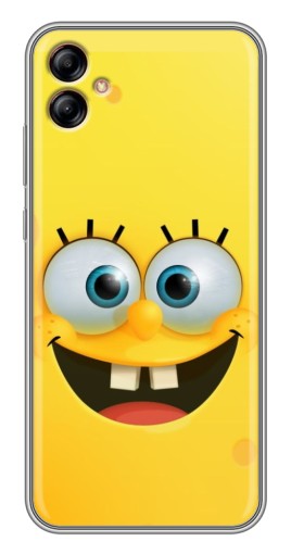 Силиконовый чехол с изображением "Квадратный Губка Боб" для Samsung Galaxy A04e (A042)