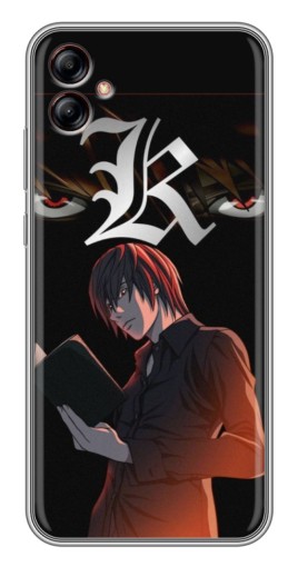 Чехол с картинкой "Лайт Ягами Death Note" для Samsung Galaxy A04e (A042)