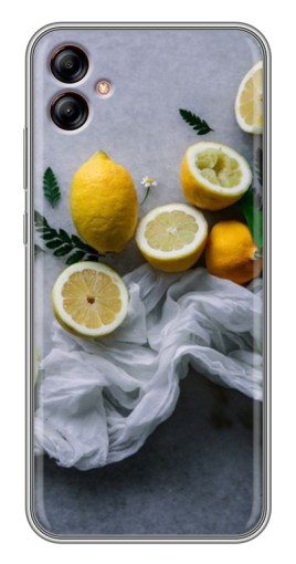 Силиконовый чехол с изображением "Лимонное настроение" для Samsung Galaxy A04e (A042)