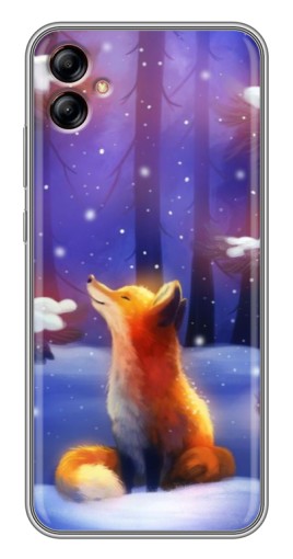 Чехол с печатью "Лисичка в лесу" для Samsung Galaxy A04e (A042)