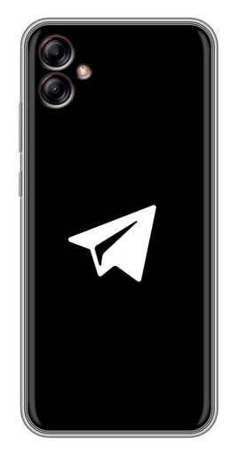 Чехол с печатью "Лого Телеграм" для Samsung Galaxy A04e (A042)