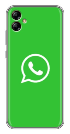 Чехол с принтом "Лого Вацап" для Samsung Galaxy A04e (A042)