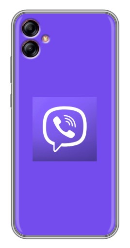 Чехол с принтом "Лого Viber" для Samsung Galaxy A04e (A042)
