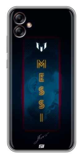 Чехол с печатью "Логотип Месси" для Samsung Galaxy A04e (A042)