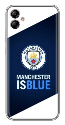 Чехол с печатью "Manchester is Blue" для Samsung Galaxy A04e (A042)