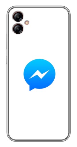 Чехол с картинкой "messenger logo" для Samsung Galaxy A04e (A042)
