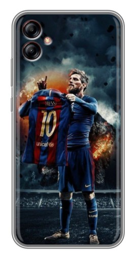 Чехол с принтом "Месси с футболкой" для Samsung Galaxy A04e (A042)