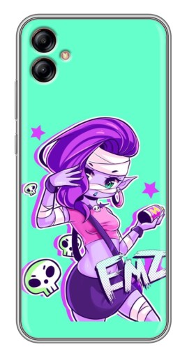 Силиконовый чехол с изображением "Милая Emz" для Samsung Galaxy A04e (A042)