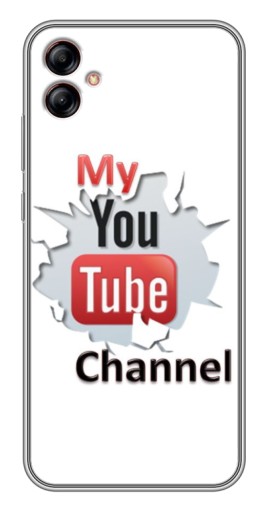 Чехол с принтом "My YouTube" для Samsung Galaxy A04e (A042)