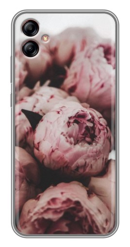 Чехол с принтом "Нежные пионы" для Samsung Galaxy A04e (A042)