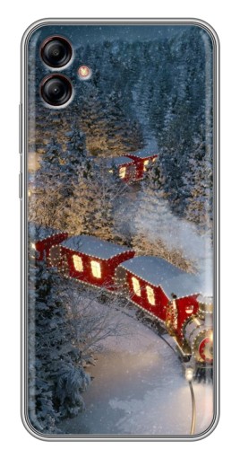Чехол с принтом "Новогодний поезд" для Samsung Galaxy A04e (A042)