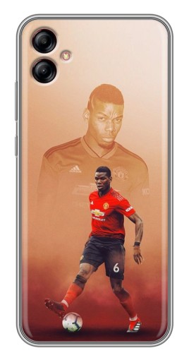 Силиконовый чехол с изображением "Pogba с Манчестера" для Samsung Galaxy A04e (A042)