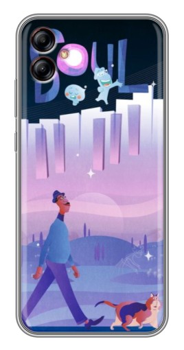 Силиконовый чехол с изображением "Постер к мультику" для Samsung Galaxy A04e (A042)
