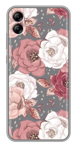 Силиконовый чехол с изображением "Рисунок розы" для Samsung Galaxy A04e (A042)
