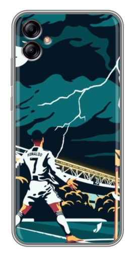 Чехол с принтом "Ronaldo празднование" для Samsung Galaxy A04e (A042)