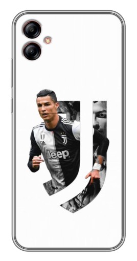 Чехол с печатью "Роналду в Ювентусе" для Samsung Galaxy A04e (A042)