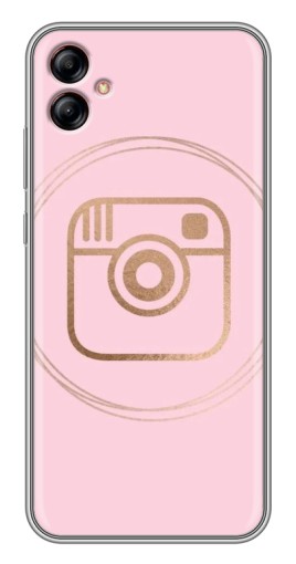 Чехол с принтом "розовый инстаграм" для Samsung Galaxy A04e (A042)