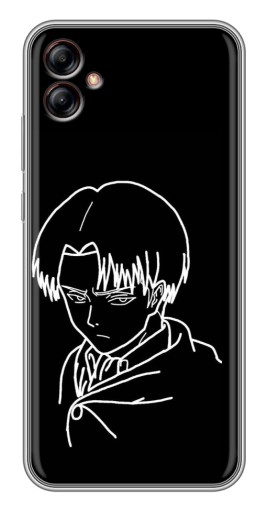 Чехол с принтом "Силуэт Леви" для Samsung Galaxy A04e (A042)