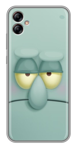 Чехол с принтом "Сквидвард" для Samsung Galaxy A04e (A042)