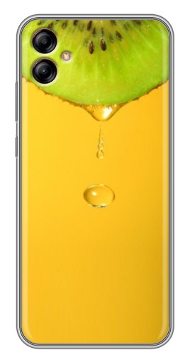Силиконовый чехол с изображением "Сочный Kiwi" для Samsung Galaxy A04e (A042)