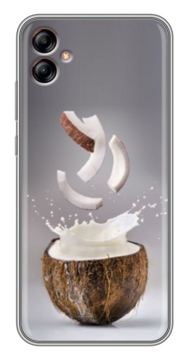 Чехол с принтом "Стакан кокоса" для Samsung Galaxy A04e (A042)