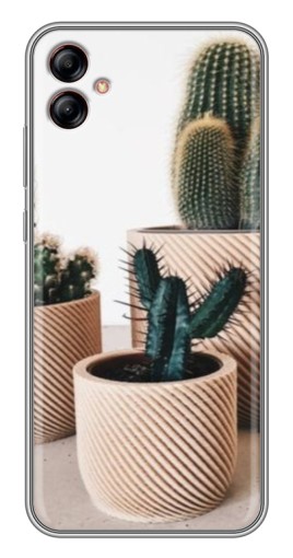 Чехол с печатью "стильные кактусы" для Samsung Galaxy A04e (A042)