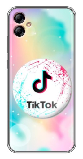 Чехол с принтом "TikTok принт" для Samsung Galaxy A04e (A042)