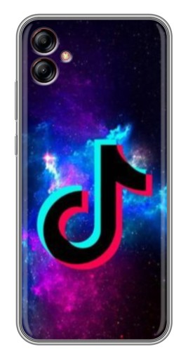 Чехол с принтом "ТикТок в космосе" для Samsung Galaxy A04e (A042)