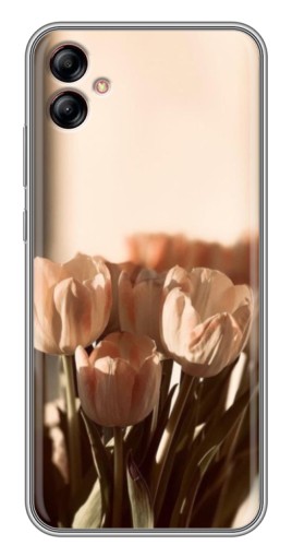 Силиконовый чехол с изображением "Тюльпаны на солнце" для Samsung Galaxy A04e (A042)