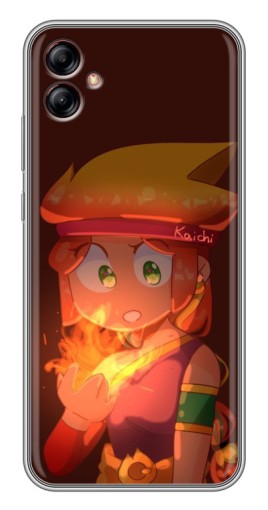 Чехол с печатью "Удивлённая Амбер" для Samsung Galaxy A04e (A042)