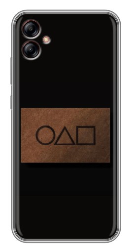 Силиконовый чехол с изображением "Визитка игра в кальмара" для Samsung Galaxy A04e (A042)