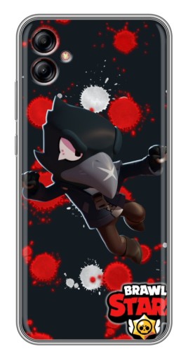 Силиконовый чехол с изображением "Ворон Бравл Старс" для Samsung Galaxy A04e (A042)