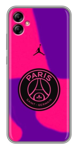 Силиконовый чехол с изображением "Яркий лого PSG" для Samsung Galaxy A04e (A042)