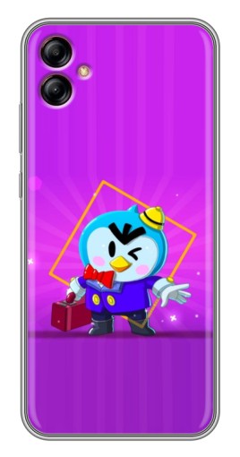 Чехол с картинкой "Яркий пингвин" для Samsung Galaxy A04e (A042)
