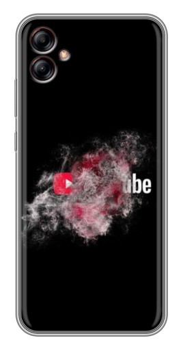 Чехол с принтом "Яркий Ютуб" для Samsung Galaxy A04e (A042)