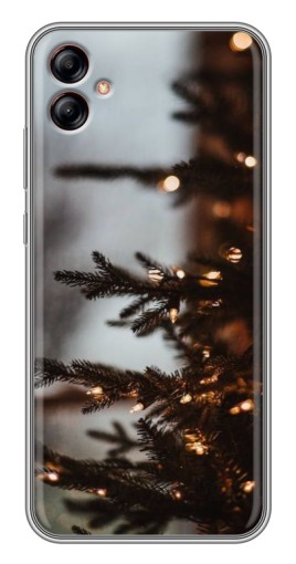 Чехол с картинкой "Елка с гирляндой" для Samsung Galaxy A04e (A042)