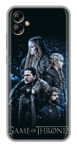 Силиконовый чехол с изображением "Зима близко" для Samsung Galaxy A04e (A042)